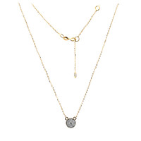 18K IF (D) Diamond Gold Necklace