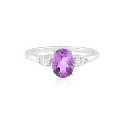 Uruguayan Amethyst Silver Ring