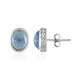 Ofiki Aquamarine Silver Earrings