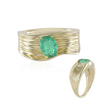 9K Colombian Emerald Gold Ring (de Melo)