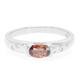 Pink Cinnamon Zircon Silver Ring