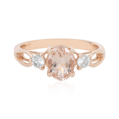 9K Madagascan Morganite Gold Ring