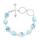 Sky Blue Topaz Silver Bracelet (Dallas Prince Designs)