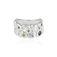 Fancy Tourmaline Silver Ring (SAELOCANA)