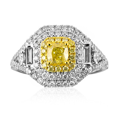 14K SI2 Yellow Diamond Gold Ring (CIRARI)