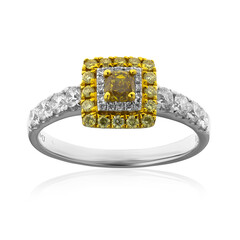 18K SI2 Yellow Diamond Gold Ring (CIRARI)