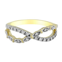 9K SI1 (G) Diamond Gold Ring