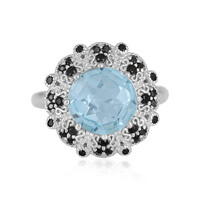 Sky Blue Topaz Silver Ring