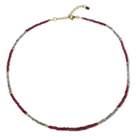 Madagascar Ruby Silver Necklace