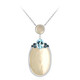 Mother of Pearl Silver Necklace