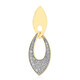 9K SI1 (G) Diamond Gold Pendant (Annette)