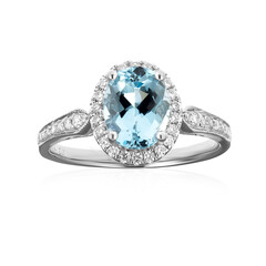 14K AAA Brazilian Aquamarine Gold Ring (CIRARI)