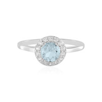 Sky Blue Topaz Silver Ring