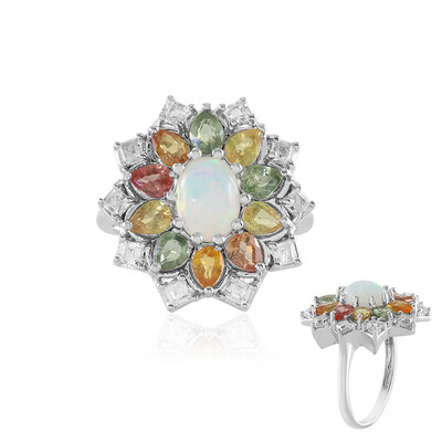 Welo Opal Silver Ring