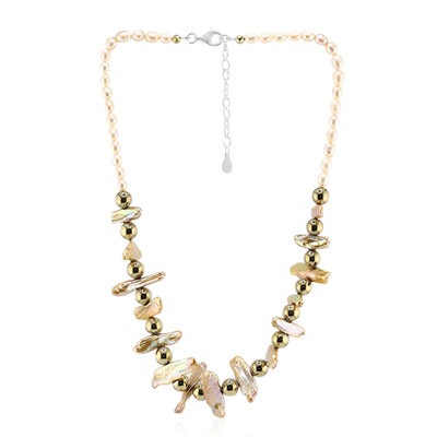 Keshi pearl Silver Necklace (TPC)