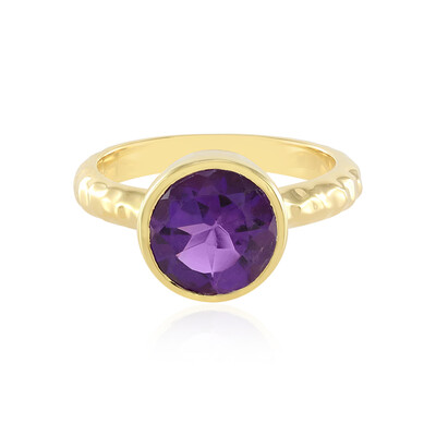 Zambian Amethyst Silver Ring