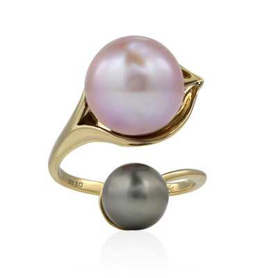 9K Pink Ming Pearl Gold Ring (TPC)