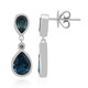 London Blue Topaz Silver Earrings (Pallanova)