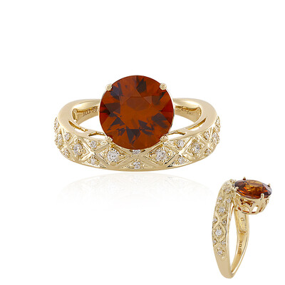 14K Brown Zircon Gold Ring (de Melo)