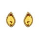 Cognac Baltic Amber Silver Earrings (dagen)