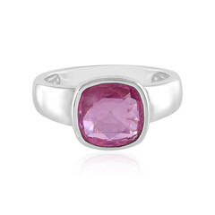 Madagascar Pink Sapphire Silver Ring