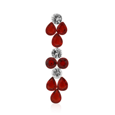 Tanzanian Rubies and White Sapphires  2,56 ct