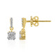 18K VVS1 (G) Diamond Gold Earrings (Annette)