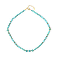 Turquoise Silver Necklace (Riya)