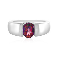 Purple Mystic Topaz Silver Ring