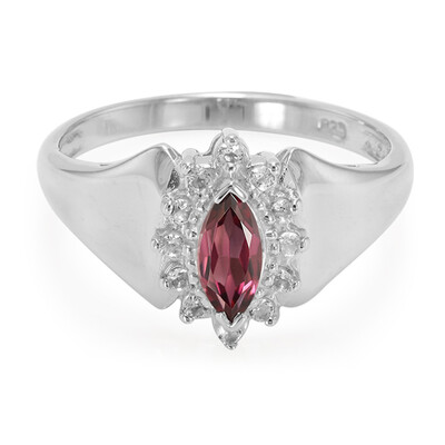 Rhodolite Silver Ring