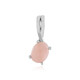 Pink Opal Silver Pendant