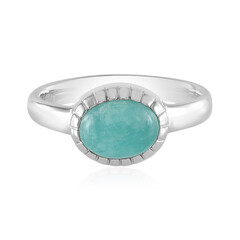 Amazonite Silver Ring