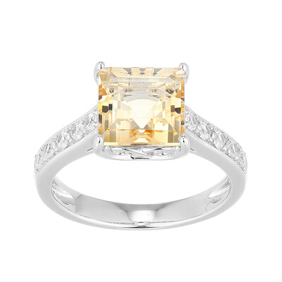 Citrine Silver Ring