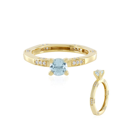 Sky Blue Topaz Silver Ring