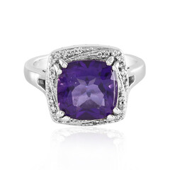 Moroccan Amethyst Silver Ring