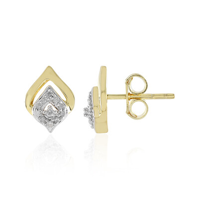 I2 (I) Diamond Silver Earrings