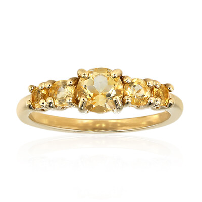 Citrine Silver Ring