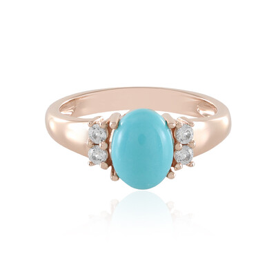 Sleeping Beauty Turquoise Silver Ring