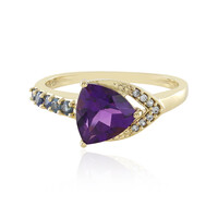 9K Siberian Amethyst Gold Ring (Adela Gold)