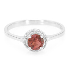 Malaya Garnet Silver Ring