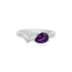 Zambian Amethyst Silver Ring