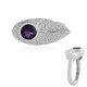 Amethyst Silver Ring (MONOSONO COLLECTION)