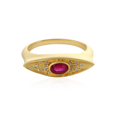 Madagascar Ruby Silver Ring