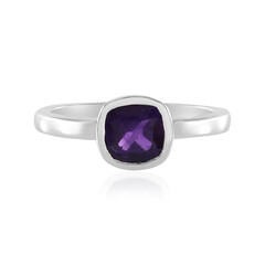 Zambian Amethyst Silver Ring