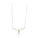 White Freshwater Pearl Silver Necklace (Joias do Paraíso)