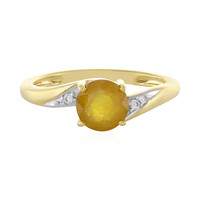 Madagascar Yellow Sapphire Silver Ring