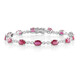 Madagascar Ruby Silver Bracelet