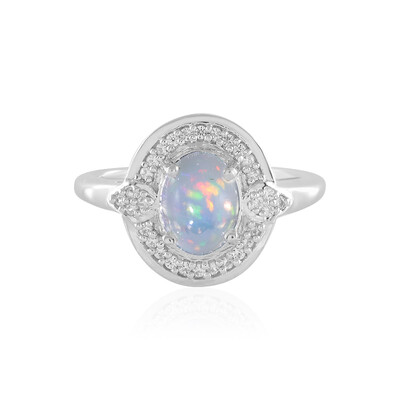 Welo Opal Silver Ring