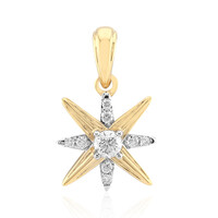 14K IF (D) Diamond Gold Pendant