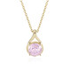 Kunzite Silver Necklace